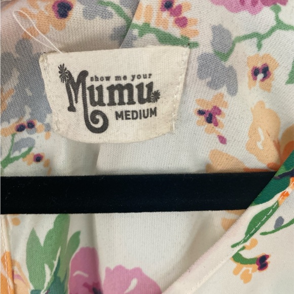 Show Me Your Mumu Floral Print V-Neck Romper Size M - Picture 3 of 3